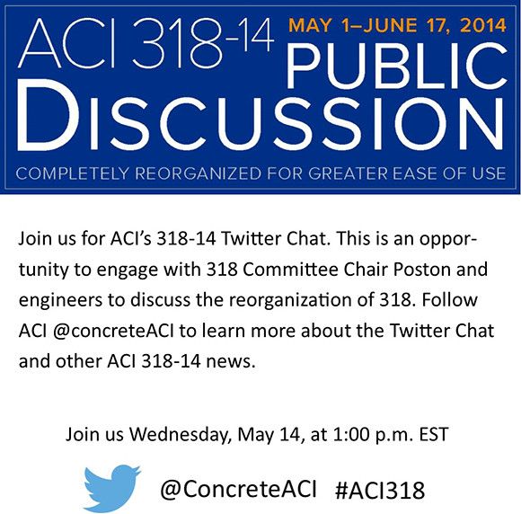 #ACI318 Twitter Chat