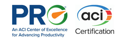 pro and aci certification logos