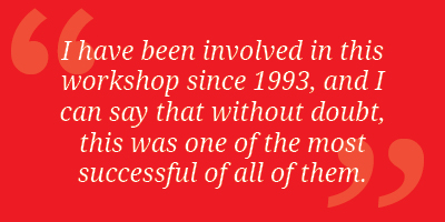 ACI Professor Workshop testimonial. I've been involved in this workshop since 1993 and i can say without a doubt this was one of the most successful of all of them.